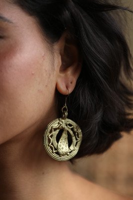 Peacock earings