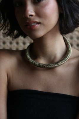 Brass chocker necklace unisex